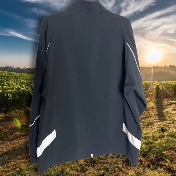 BROOKS Full Zip Equilibrium Technology Warm Up Jacket Size Large Like New - Picture 7 of 10